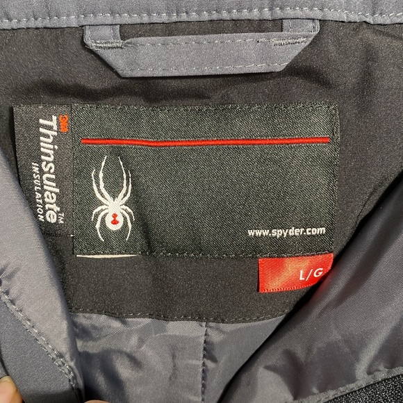 Men’s Spyder Insulated Gray Ski Pants size large - Picture 6 of 16